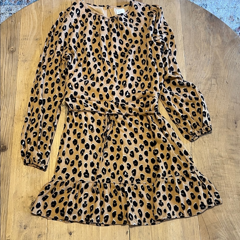 a new day Leopard Print Kids Dress